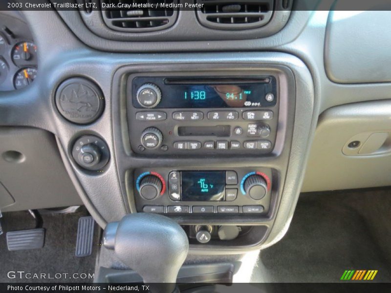 Dark Gray Metallic / Medium Pewter 2003 Chevrolet TrailBlazer LTZ