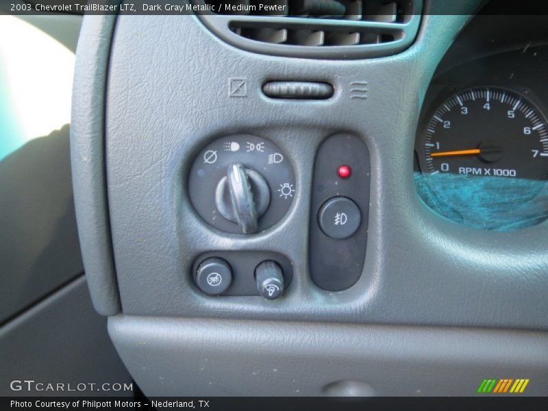 Dark Gray Metallic / Medium Pewter 2003 Chevrolet TrailBlazer LTZ