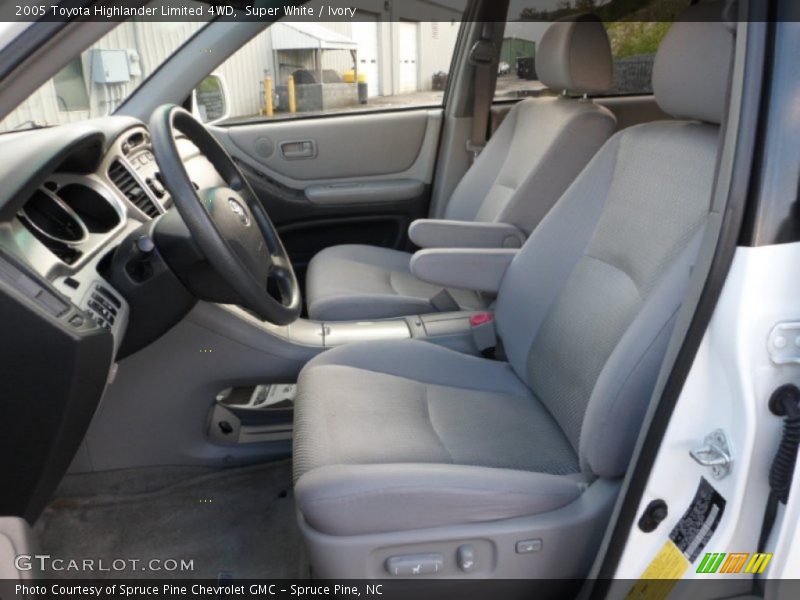 Super White / Ivory 2005 Toyota Highlander Limited 4WD