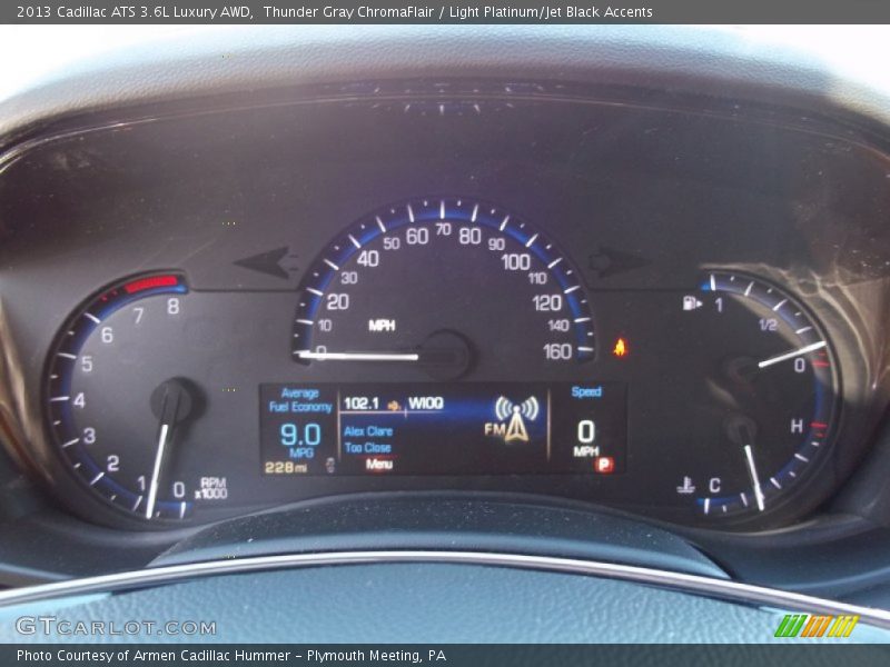  2013 ATS 3.6L Luxury AWD 3.6L Luxury AWD Gauges