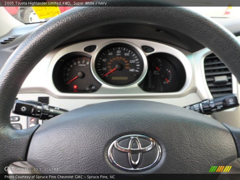 Super White / Ivory 2005 Toyota Highlander Limited 4WD