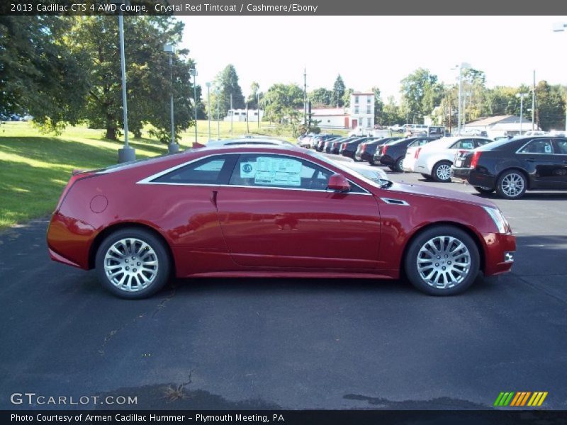 Crystal Red Tintcoat / Cashmere/Ebony 2013 Cadillac CTS 4 AWD Coupe