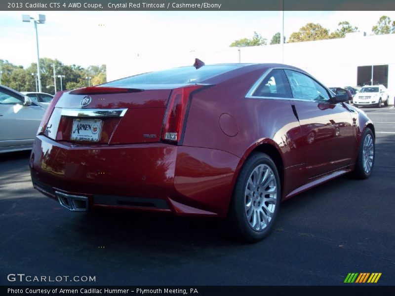 Crystal Red Tintcoat / Cashmere/Ebony 2013 Cadillac CTS 4 AWD Coupe