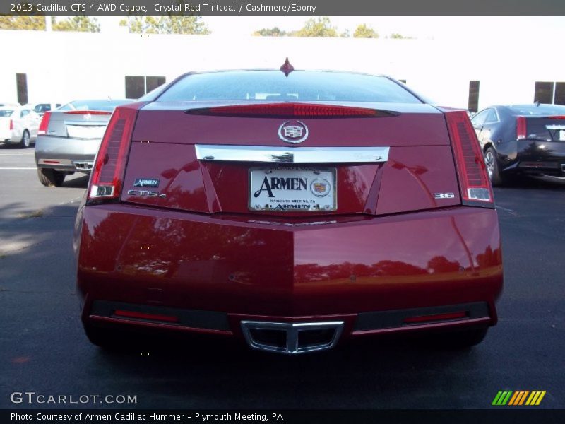 Crystal Red Tintcoat / Cashmere/Ebony 2013 Cadillac CTS 4 AWD Coupe