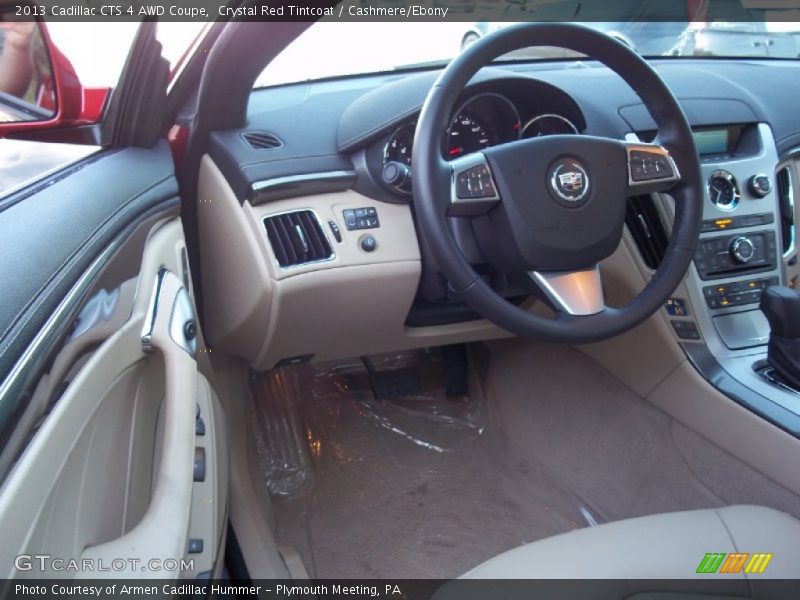 Crystal Red Tintcoat / Cashmere/Ebony 2013 Cadillac CTS 4 AWD Coupe