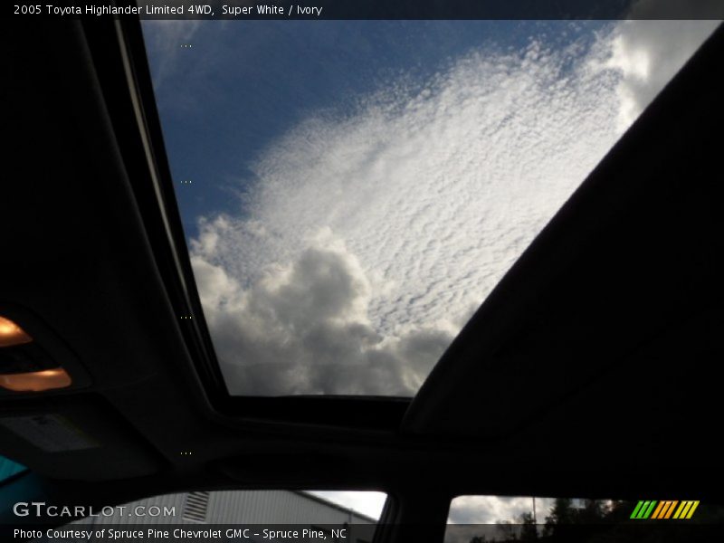 Super White / Ivory 2005 Toyota Highlander Limited 4WD