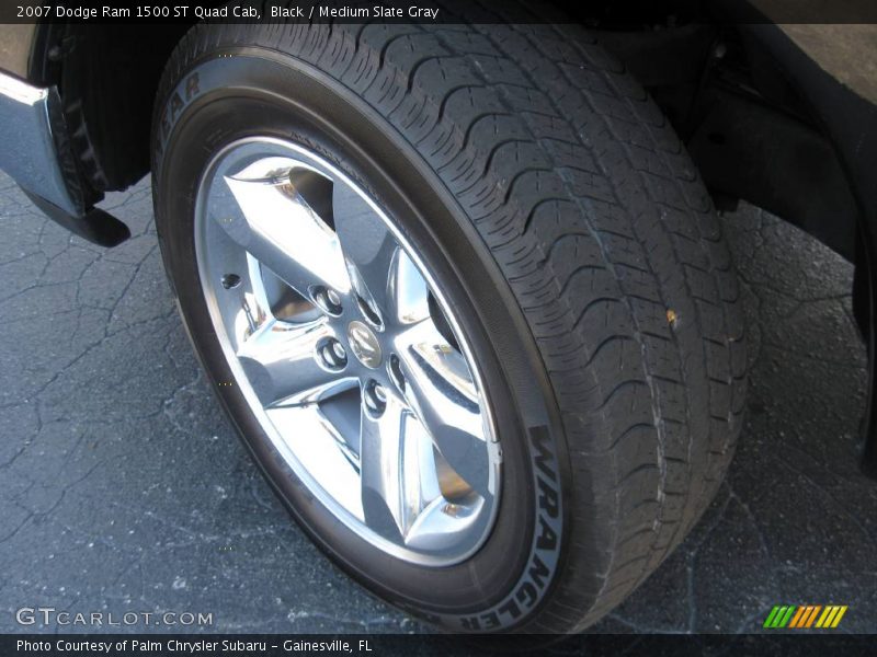 Black / Medium Slate Gray 2007 Dodge Ram 1500 ST Quad Cab