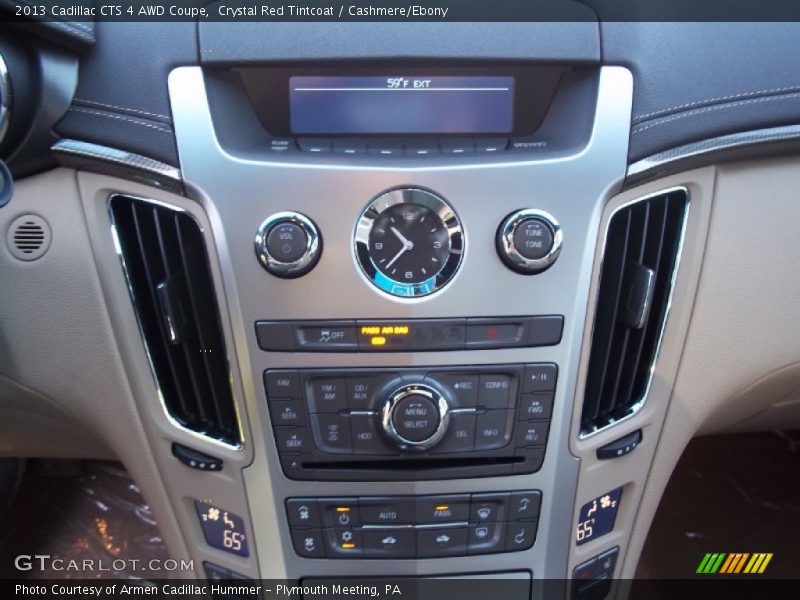Crystal Red Tintcoat / Cashmere/Ebony 2013 Cadillac CTS 4 AWD Coupe