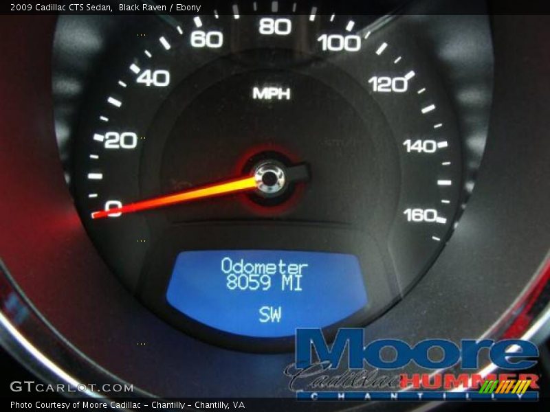 Black Raven / Ebony 2009 Cadillac CTS Sedan