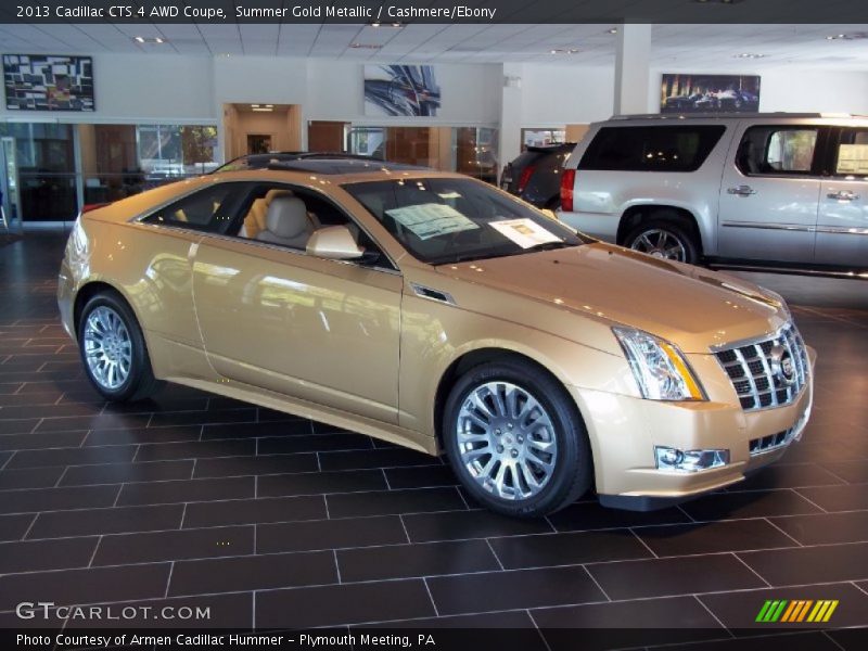 Front 3/4 View of 2013 CTS 4 AWD Coupe