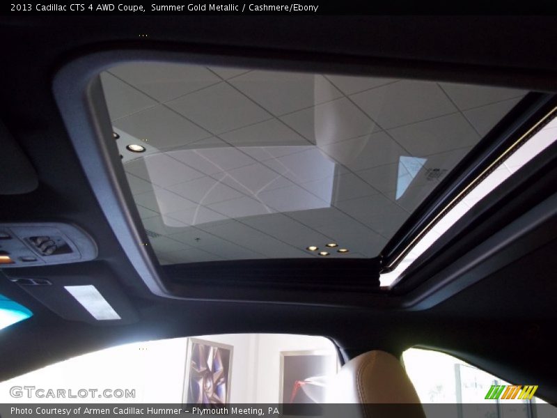 Summer Gold Metallic / Cashmere/Ebony 2013 Cadillac CTS 4 AWD Coupe
