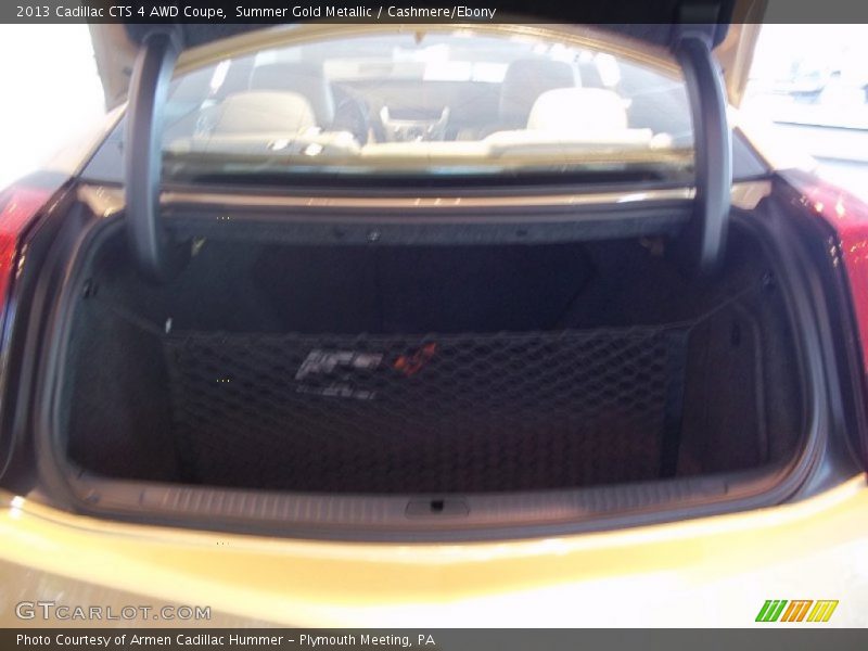 Summer Gold Metallic / Cashmere/Ebony 2013 Cadillac CTS 4 AWD Coupe
