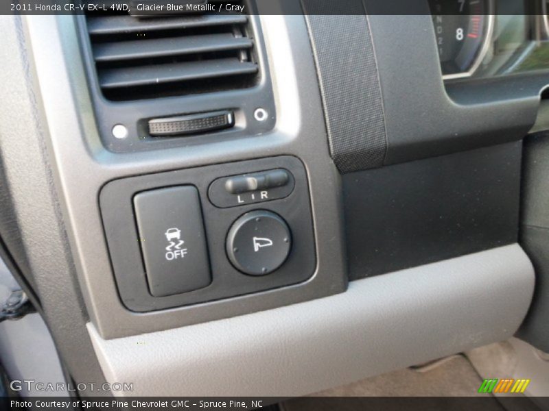 Glacier Blue Metallic / Gray 2011 Honda CR-V EX-L 4WD