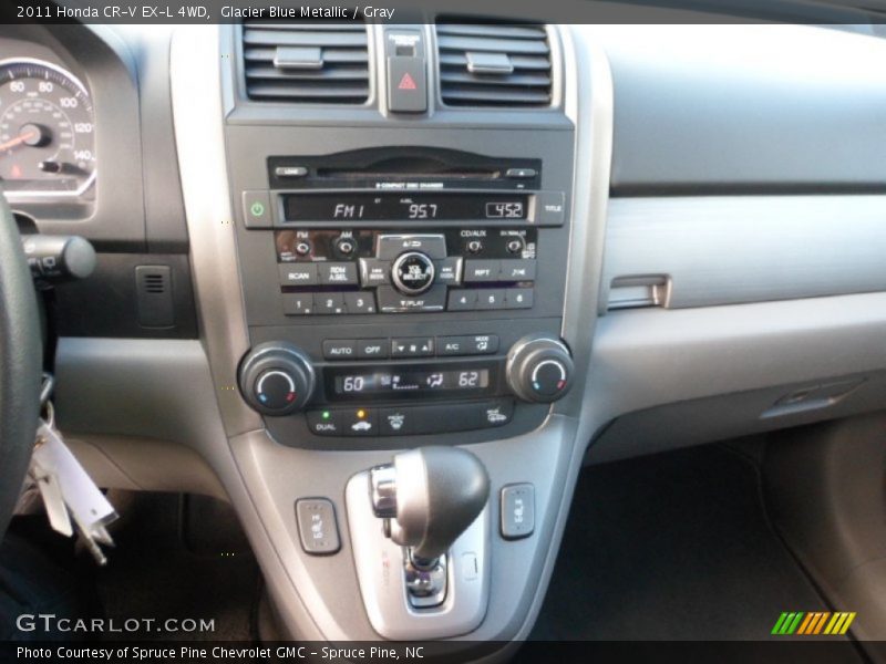 Glacier Blue Metallic / Gray 2011 Honda CR-V EX-L 4WD