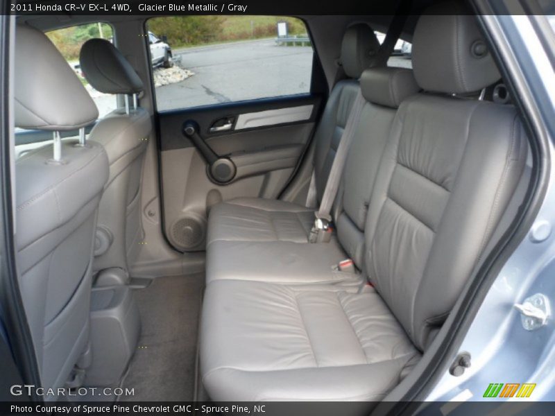 Glacier Blue Metallic / Gray 2011 Honda CR-V EX-L 4WD