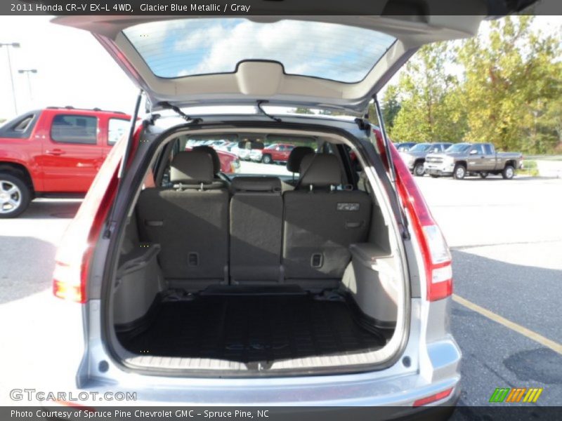 Glacier Blue Metallic / Gray 2011 Honda CR-V EX-L 4WD