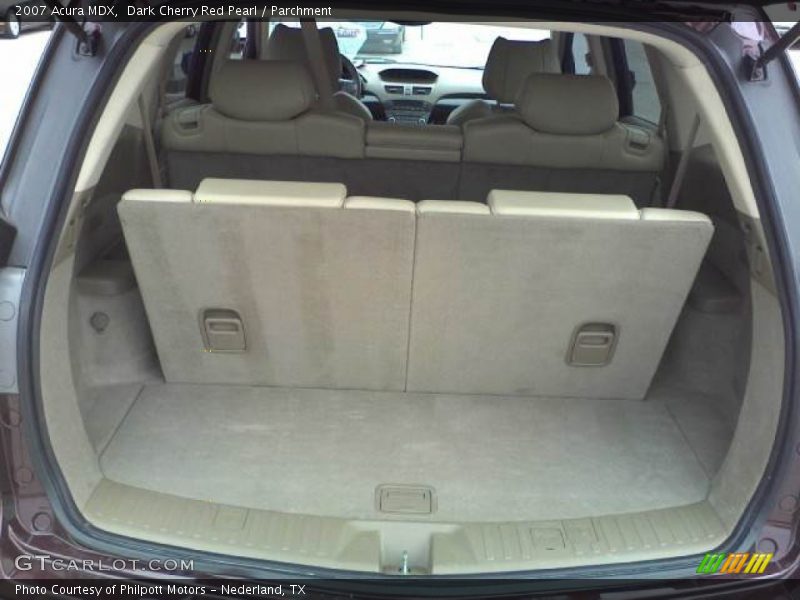 Dark Cherry Red Pearl / Parchment 2007 Acura MDX