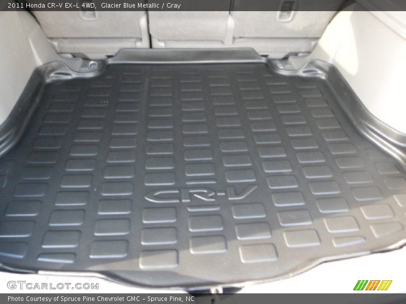 Glacier Blue Metallic / Gray 2011 Honda CR-V EX-L 4WD