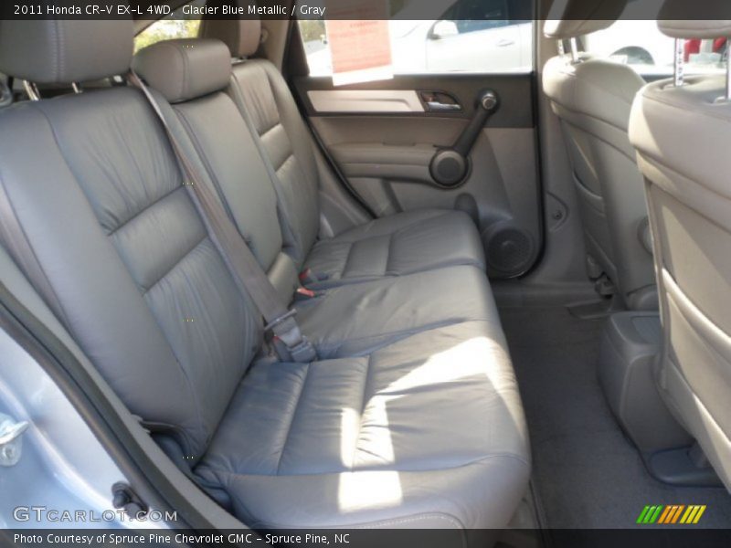 Glacier Blue Metallic / Gray 2011 Honda CR-V EX-L 4WD