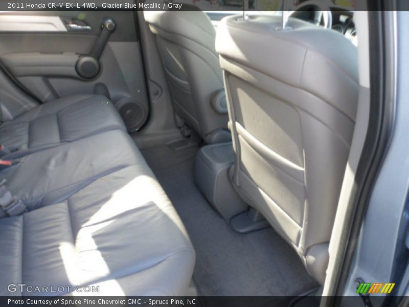 Glacier Blue Metallic / Gray 2011 Honda CR-V EX-L 4WD