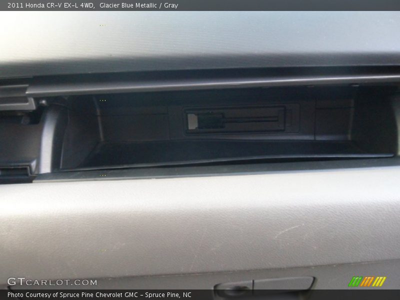 Glacier Blue Metallic / Gray 2011 Honda CR-V EX-L 4WD