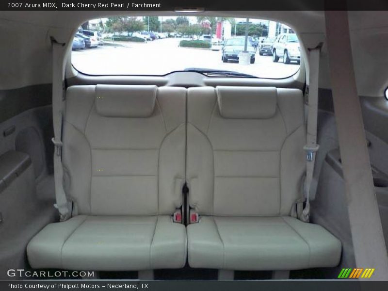 Dark Cherry Red Pearl / Parchment 2007 Acura MDX