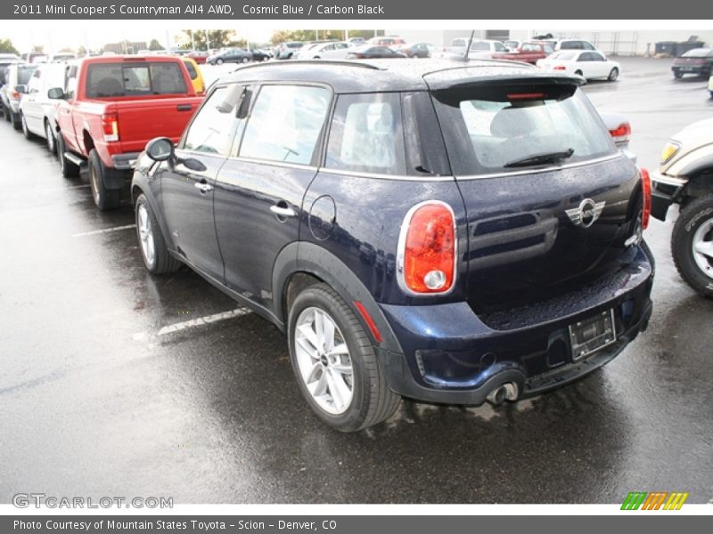 Cosmic Blue / Carbon Black 2011 Mini Cooper S Countryman All4 AWD