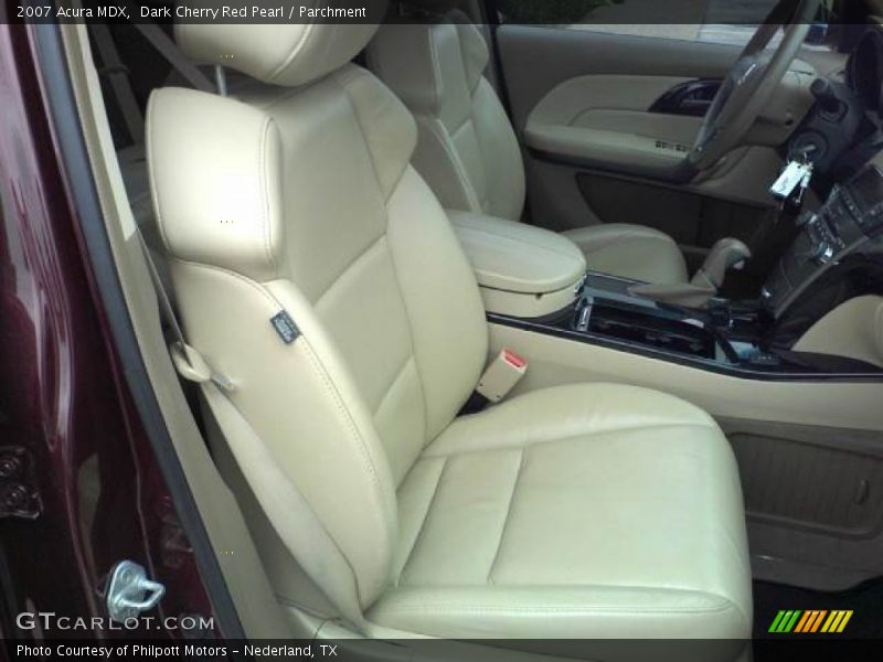 Dark Cherry Red Pearl / Parchment 2007 Acura MDX