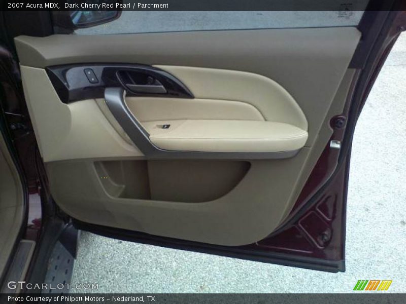 Dark Cherry Red Pearl / Parchment 2007 Acura MDX