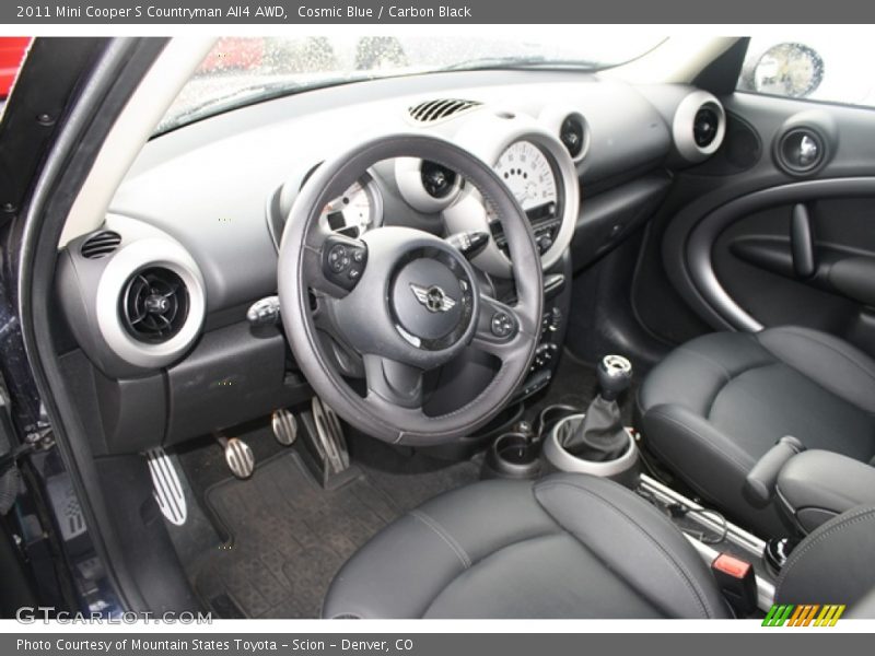 Carbon Black Interior - 2011 Cooper S Countryman All4 AWD 