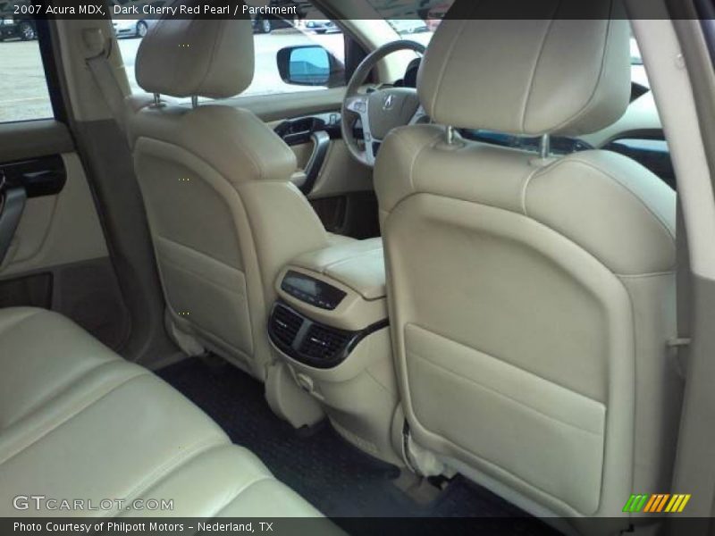Dark Cherry Red Pearl / Parchment 2007 Acura MDX