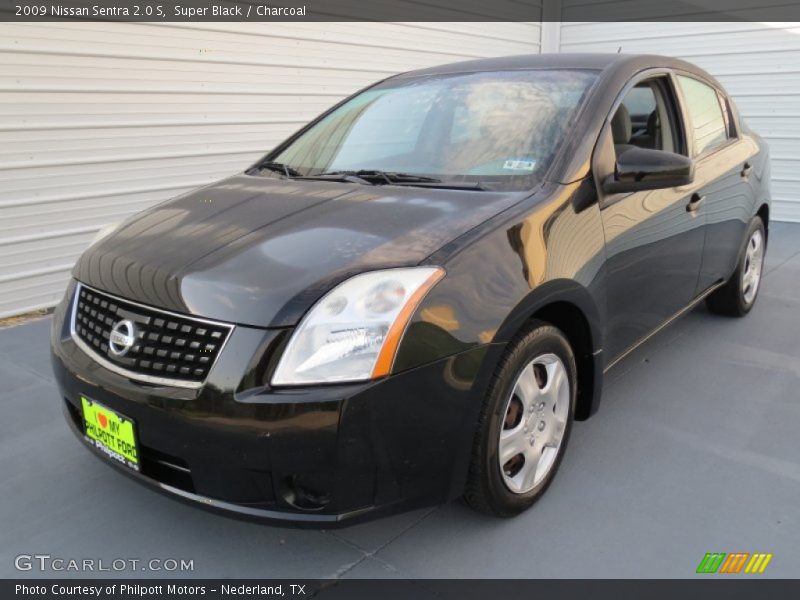 Super Black / Charcoal 2009 Nissan Sentra 2.0 S