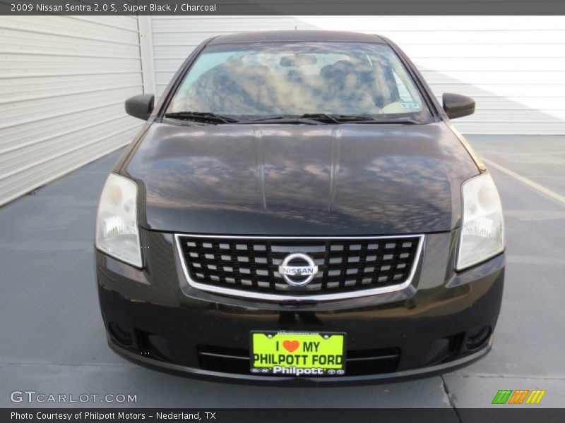 Super Black / Charcoal 2009 Nissan Sentra 2.0 S