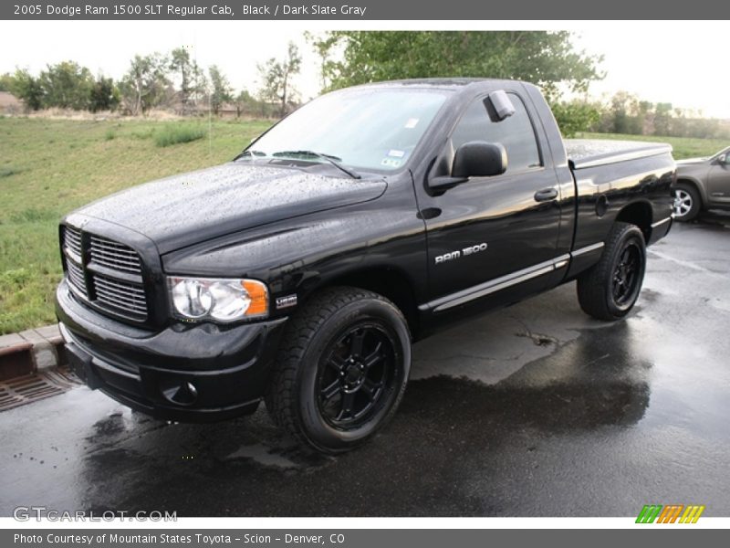 Black / Dark Slate Gray 2005 Dodge Ram 1500 SLT Regular Cab