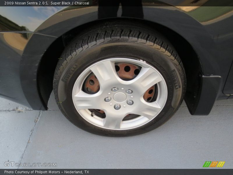 Super Black / Charcoal 2009 Nissan Sentra 2.0 S