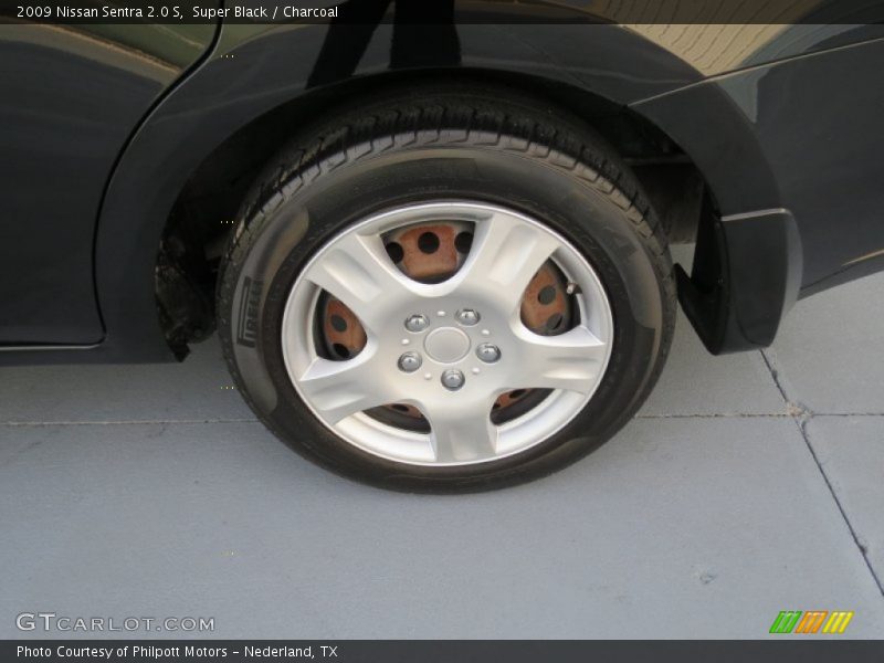 Super Black / Charcoal 2009 Nissan Sentra 2.0 S