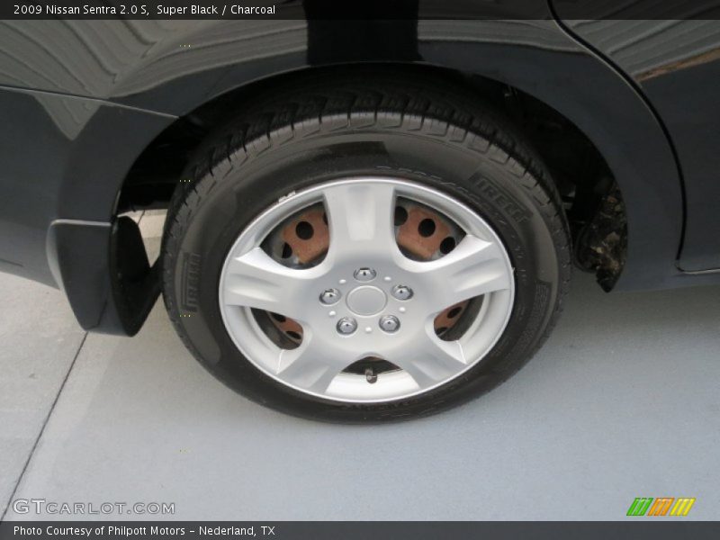 Super Black / Charcoal 2009 Nissan Sentra 2.0 S