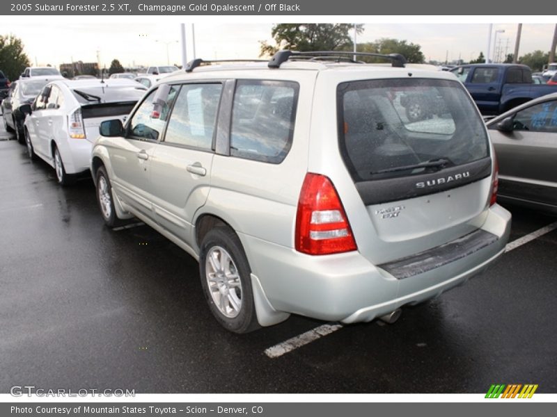 Champagne Gold Opalescent / Off Black 2005 Subaru Forester 2.5 XT