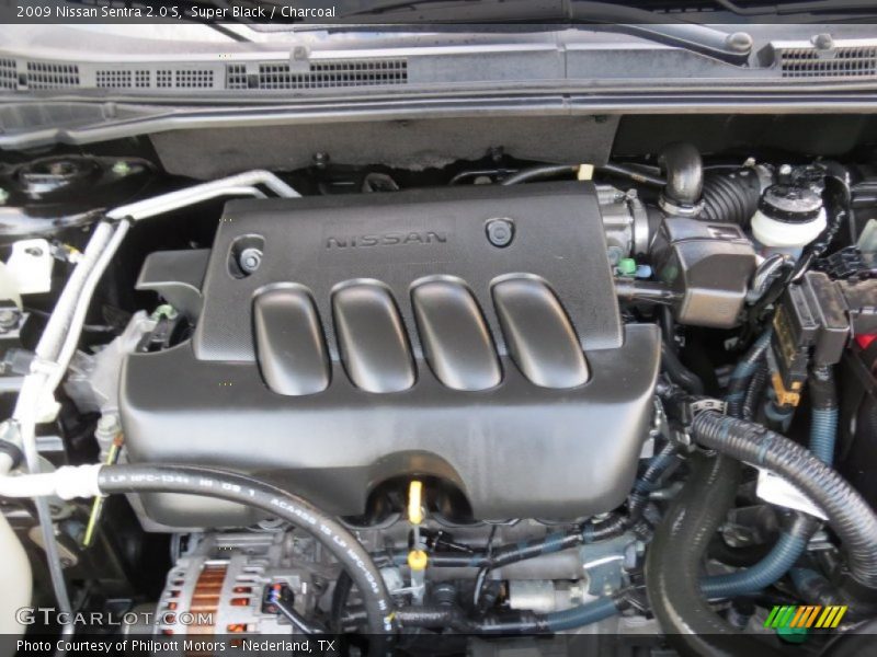 Super Black / Charcoal 2009 Nissan Sentra 2.0 S