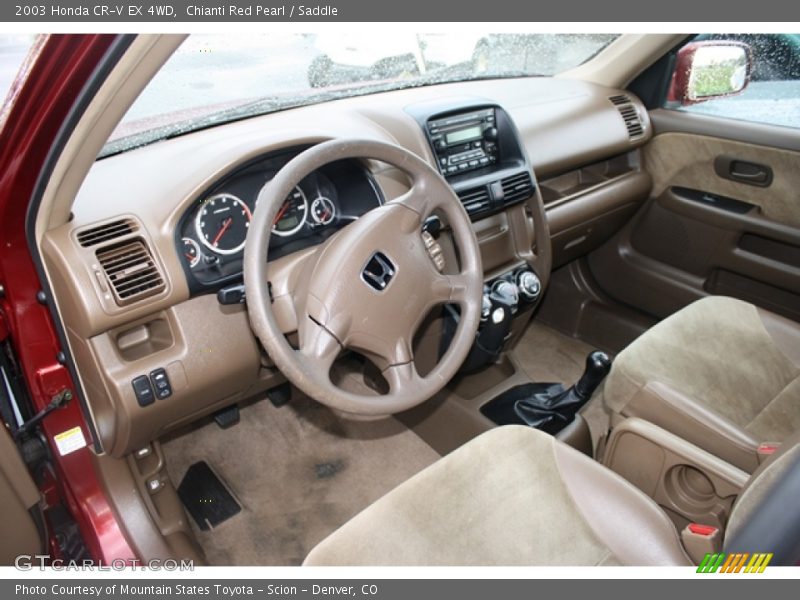 Saddle Interior - 2003 CR-V EX 4WD 