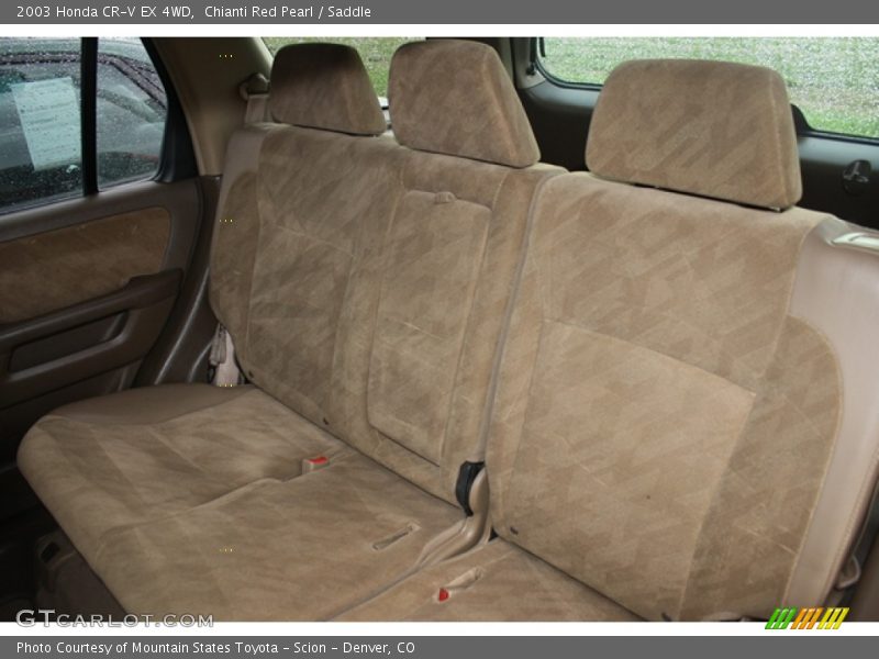 Chianti Red Pearl / Saddle 2003 Honda CR-V EX 4WD