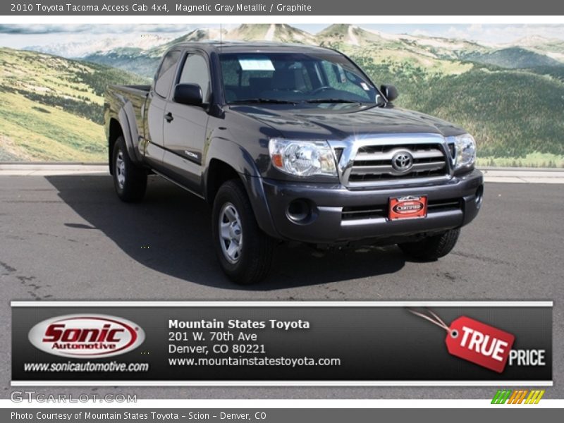 Magnetic Gray Metallic / Graphite 2010 Toyota Tacoma Access Cab 4x4