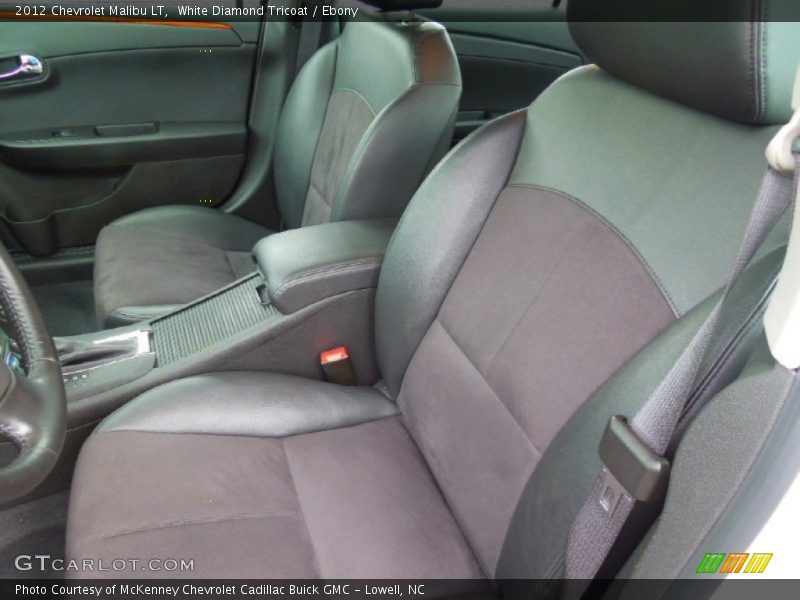 White Diamond Tricoat / Ebony 2012 Chevrolet Malibu LT