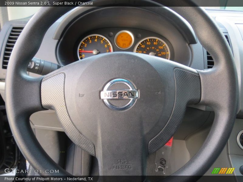 Super Black / Charcoal 2009 Nissan Sentra 2.0 S