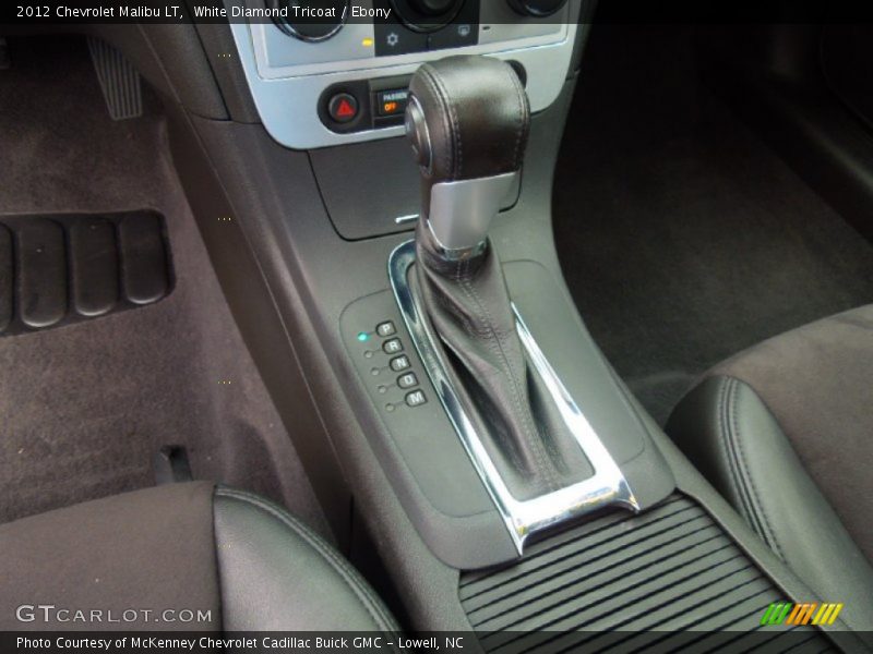 White Diamond Tricoat / Ebony 2012 Chevrolet Malibu LT