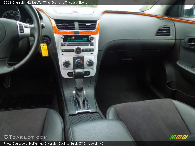 White Diamond Tricoat / Ebony 2012 Chevrolet Malibu LT