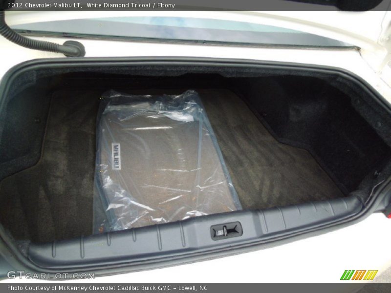 White Diamond Tricoat / Ebony 2012 Chevrolet Malibu LT