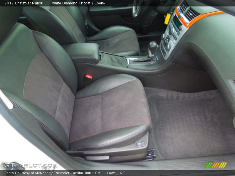 White Diamond Tricoat / Ebony 2012 Chevrolet Malibu LT