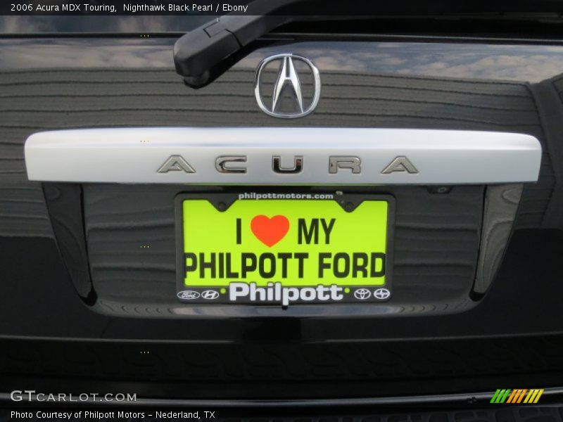 Nighthawk Black Pearl / Ebony 2006 Acura MDX Touring
