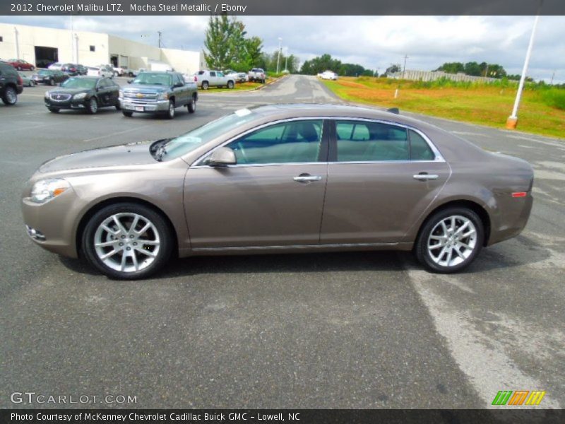 Mocha Steel Metallic / Ebony 2012 Chevrolet Malibu LTZ